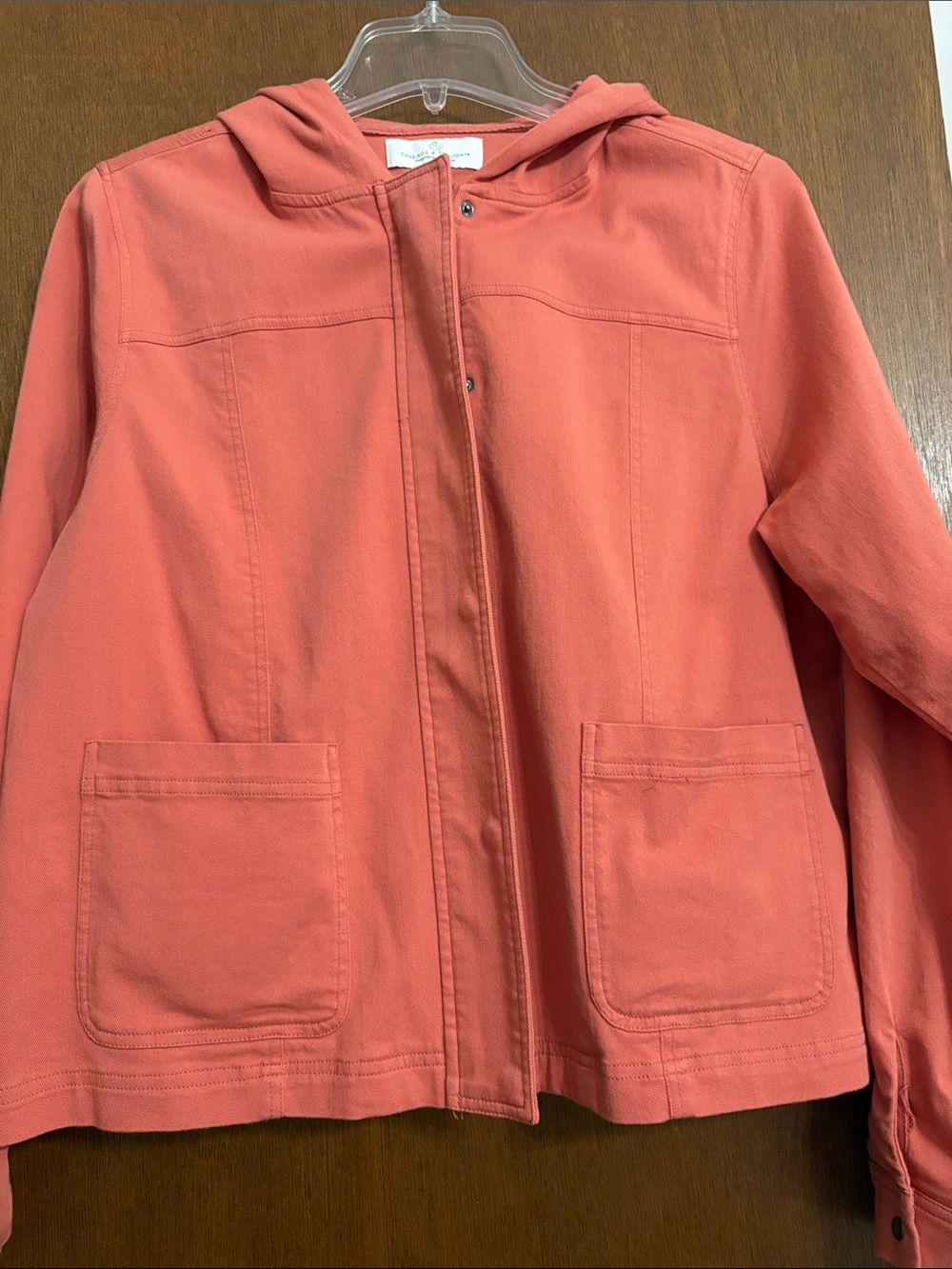 Threads 4 Thought Coral Utility Hooded Jacket - Picture 6 of 6